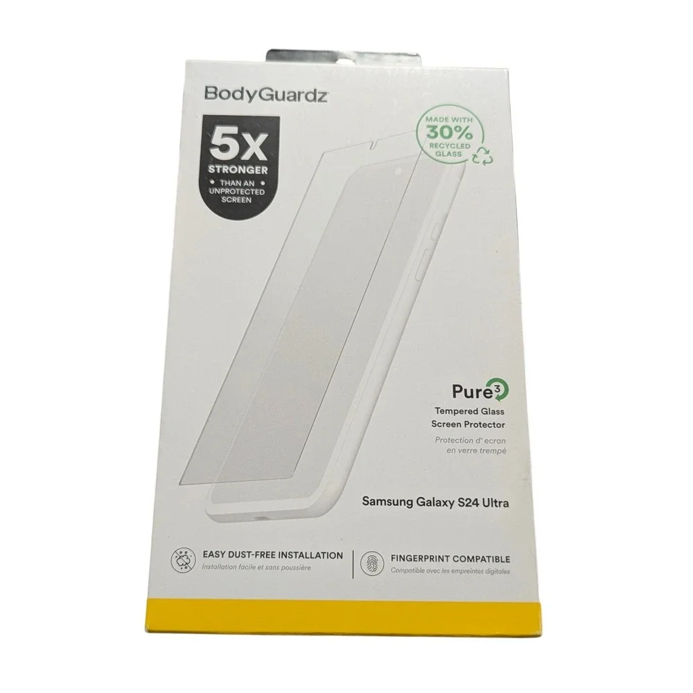 BbN BodyGuardz Pure3 Tempered Glass Screen Protector Samsung‎ Galaxy S24 Ultra